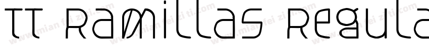 TT Ramillas Regula字体转换